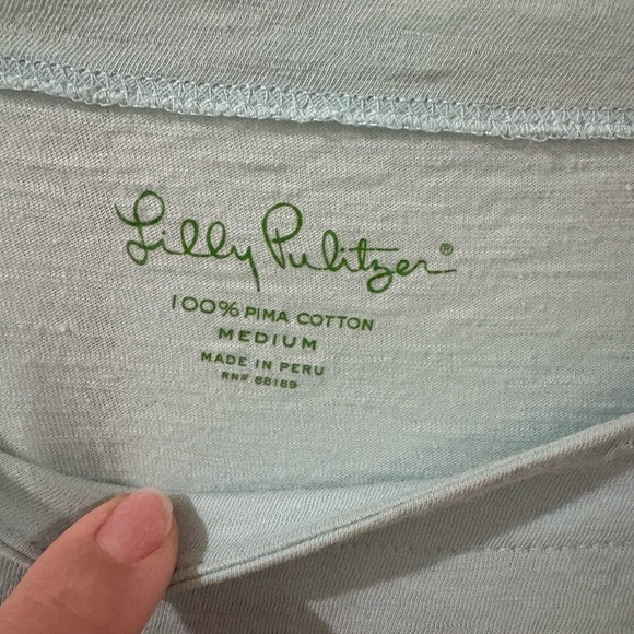 Lilly Pulitzer bundle of a dress and 5 tanks tops and shirts. All EUC. Size med - Picture 3 of 15